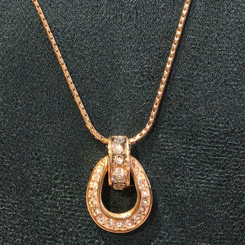 Dior Crystal Necklace 1980 Vintage
